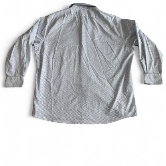 Van Heusen‎ Flex | Men's Dress Shirt | Size 17 32/33 | Regular Fit Stretch - Picture 7 of 7